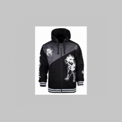 Amstaff čierna Mikina na zips s kapucou FALEK ZIP HOODIE black